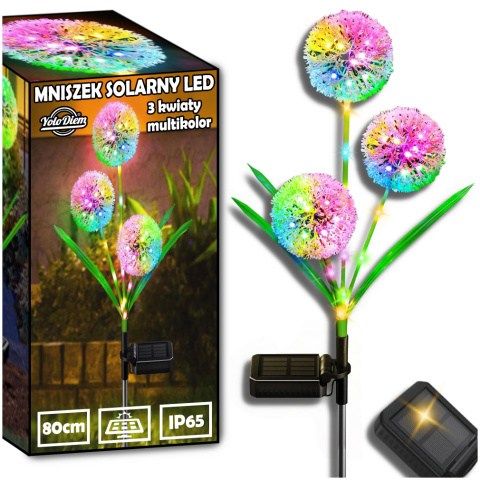 Mniszek Lekarski 80cm Lampka Solarna Ogrodowa LED - Lampa Lampki Solarne Ogrodowe