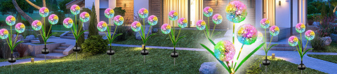 Mniszek Lekarski 80cm Lampka Solarna Ogrodowa LED - Lampa Lampki Solarne Ogrodowe