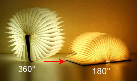 Lampka Nocna LED RGB Książka 3D Lampka Nocna LED RGB Książka 3D