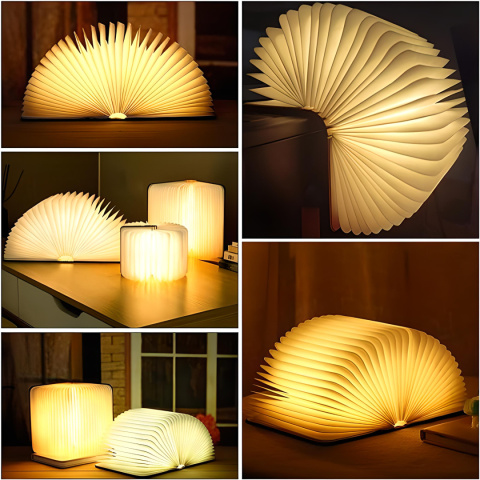 Lampka Nocna LED RGB Książka 3D Lampka Nocna LED RGB Książka 3D