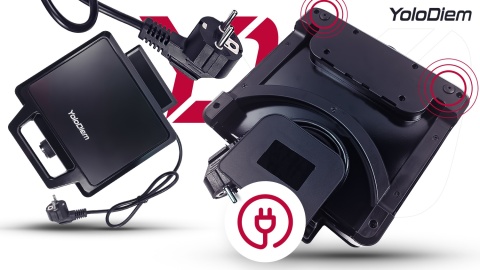 GOFROWNICA 2300W 2 DUŻE GOFRY REGULACJA CHRUPKOŚCI NIEPRZYWIERAJĄCA POWŁOKA