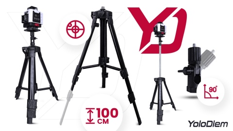 POZIOMICA LASEROWA 360 Laser Krzyżowy Zielony POZIOMNICA 4D 16 LINII ZESTAW